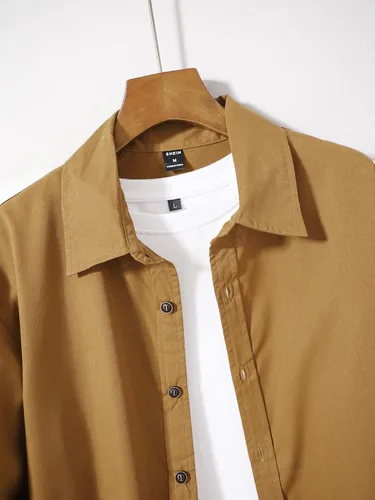 Vista 5 de NIBHZ Trajes de dos piezas para hombres y hombres, camisa con parches de letras y pantalones con cordón en la cintura sin camiseta