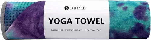 Vista 26 de Eunzel Toalla de yoga, toalla para esterilla de yoga caliente con puntos de agarre, absorbente de sudor, antideslizante, para yoga caliente, pilates