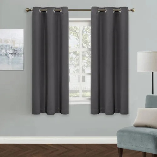 Vista 167 de MYSKY HOME Cortinas Aqua para Armario para Entrada Cortina Opaca para Puerta para Sala de Estar Cortina Oscurecedora de Habitación con Ojales