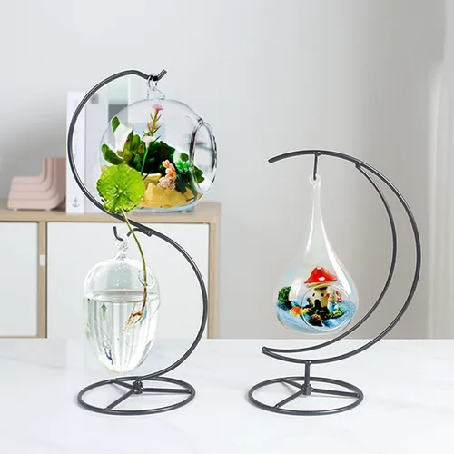 Vista 2 de Soporte de exhibición de adornos con gancho, estante colgante, soporte para adornos de Navidad, decoración para fiestas, soporte para plantas