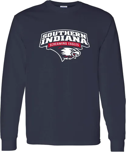 Vista 73 de NCAA oficial de College – University Team Color Arco Logo Manga Larga