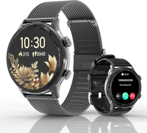 Vista 9 de Relojes inteligentes para mujer, reloj inteligente deportivo para responderhacer llamadas, IP68 rastreadores de fitness con frecuencia cardíaca