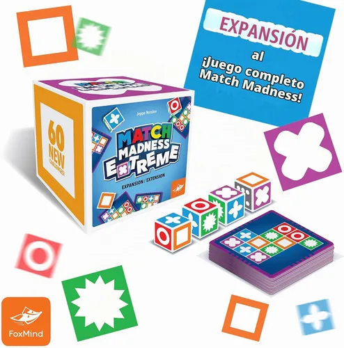 Vista 4 de FoxMind Match Madness Extreme Expansion - 60 nuevas cartas de desafío