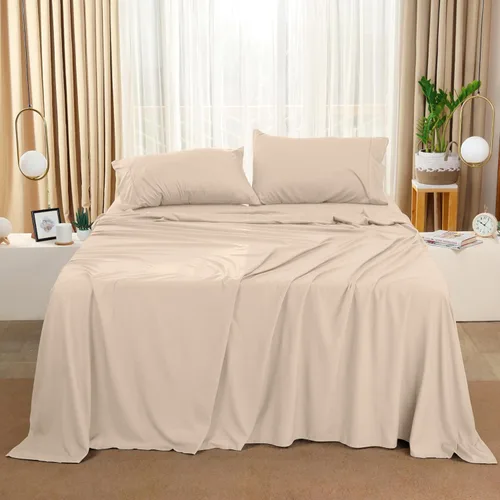 Vista 7 de Utopia Bedding - Juego de sábanas de microfibra cepillada, resistente al encogimiento y a la decoloración, de fácil cuidado, 4 piezas, tamaño Queen