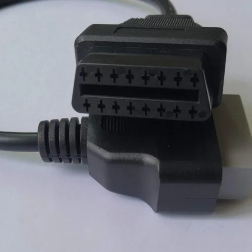 Vista 5 de Eaglerich Cable de 14Pin a 16PIN OBD1 OBD2 para Nissan ELM327 adaptador de extensión de escáner Cor OBD II interfaz de diagnóstico