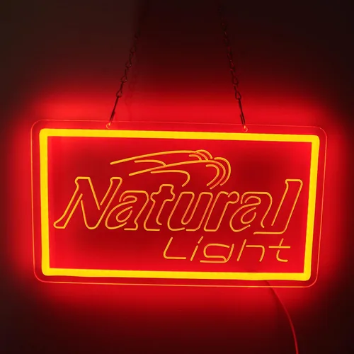 Vista 7 de Coron Letrero de Neón de Loro Luces de Neón para Decoración de Bar, Luces de Cerveza de Palmera Letrero de Neón LED Regulable Letreros Luminosos