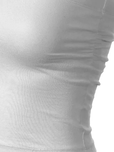 Vista 4 de MixMatchy - Juego de camisetas básicas tipo tubo con espalda descubierta para mujer, sin tirantes, casuales
