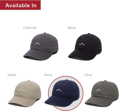 Vista 17 de Outdoor Cap Sombrero de papá de montaña - Gorra de algodón suave sin estructura