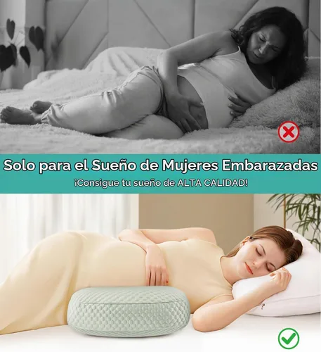 Vista 6 de Almohada de embarazo refrescante para dormir Almohada de maternidad de Todo verde