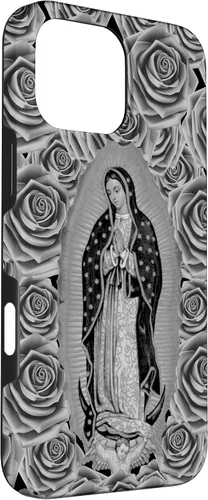 Vista 46 de Funda para iPhone 11 Nuestra Señora Virgen De Guadalupe Virgen María Floral
