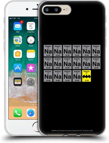 Vista 365 de Head Case Designs Funda de gel con licencia oficial de Batman DC Comics Bat Signal Logos [protección de grado militar] compatible con Apple iPhone 7