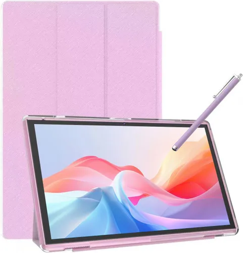 Vista 11 de Tablet de 10 pulgadas con estuche protector y lápiz táctil, tabletas Android 15, 8GB RAM 32GB ROM/1TB de expansión, 8H 6000mAh batería Wifi