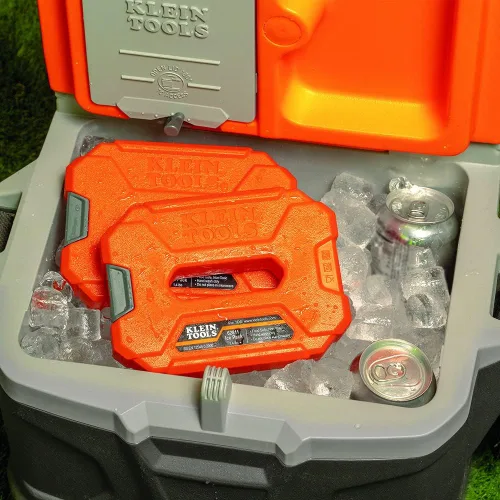 Vista 8 de Klein Tools 62811 Paquetes de hielo reutilizables para bolsas refrigeradoras y loncheras, diseño entrelazado, resistente para uso diario