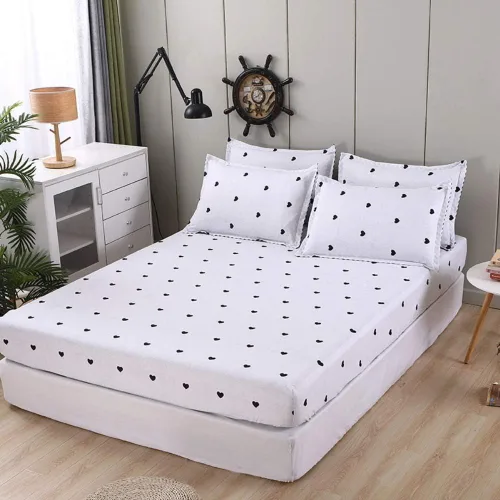 Vista 17 de Juego de sábanas bajeras con estampado de mármol, tamaño individual, elegante, de lujo, color negro, para niños, adolescentes, adultos, decoración