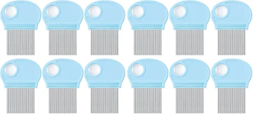 Vista 8 de 6 piezas de liendres para eliminar piojos en la cabeza, peine de pelo