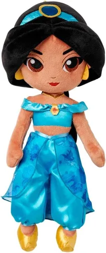 Vista 18 de Disney Store Muñeca de peluche oficial de Tinker Bell Princess, muñecas de princesa de Disney con características bordadas, Peter Pan, muñecas
