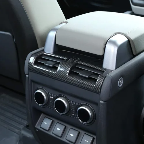 Vista 3 de Cubierta de marco de ventilación de aire acondicionado para interior de automóvil ABS para Land Rover Defender 90 110 130 2020-2021 Accesorios