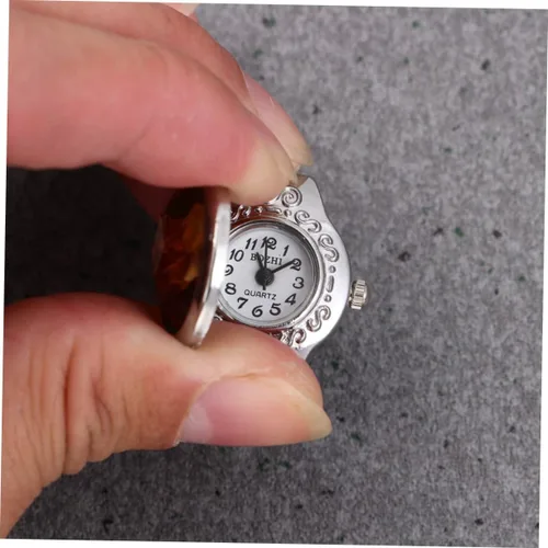 Vista 4 de ERINGOGO 2 unids reloj para hombre reloj mujer reloj hombre anillo reloj