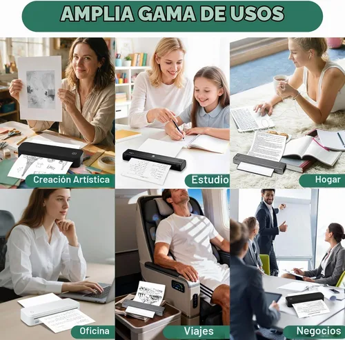 Vista 6 de TUXIYA 200 hojas de papel para impresora térmica de 8.5 x 11 pulgadas