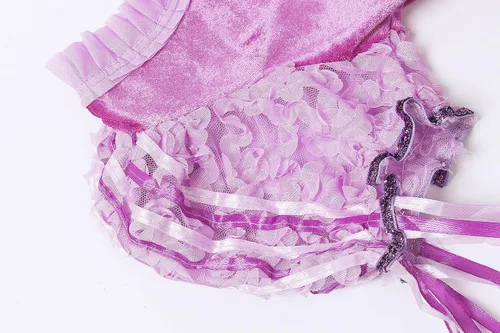 Vista 5 de JerrisApparel Disfraz de princesa de Halloween para niñas, vestido de fiesta de cumpleaños de Navidad