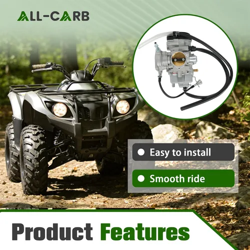 Vista 6 de Carburador de recambio ALL-CARB para Yamaha Bruin 250 350, Big Bear 250 400, Wolverine 350 450, Kodiak 400 450, YFM350, YFM400, YFM450, reemplazo