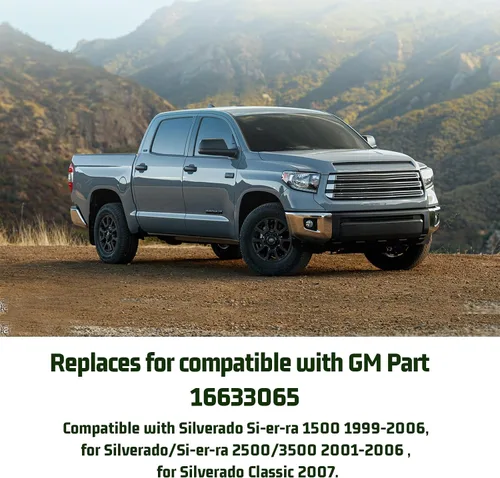 Vista 2 de 16633065 Parachoques de tope de puerta trasera para parachoques de goma derecho o izquierdo - Compatible con Chevy Silverado Si-er-ra Pickup