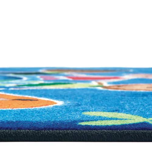 Vista 5 de Carpets for Kids 4413 Give The Planet a Hug - Alfombra rectangular de 3 pies 10 pulgadas x 5 pies 5 pulgadas