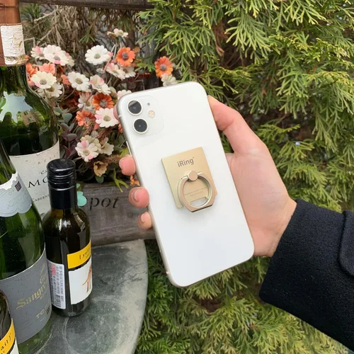 Vista 5 de iRing Link, hecho en Corea, soporte para teléfono compatible con carga inalámbrica, soporte para teléfono celular, soporte para dedo y soporte