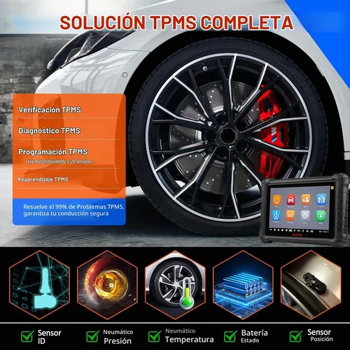 Vista 3 de Autel TS900 todo el escáner de diagnóstico de programación del sistema TPMS