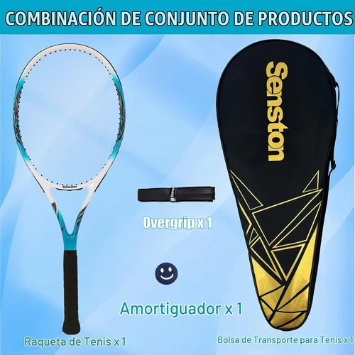 Vista 2 de Senston 27" Adult Tennis Racket, Durable Lightweight Vibration Dampening