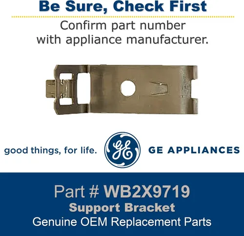 Vista 2 de GE Aparatos WB2X9719 OEM genuino broil elemento apoyo para rangos
