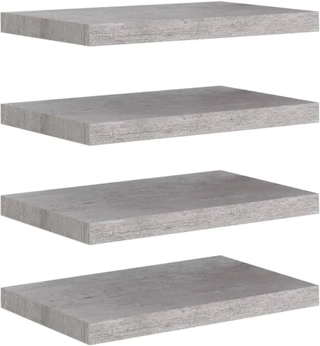 Vista 13 de Estante flotante de pared, estante decorativo montado en la pared, estante colgante con soportes invisibles para decoración de baño/sala de Negro