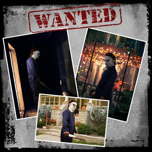 Vista 7 de Neragron Michael Myers Costume Adult Men, Halloween Michael Myers Jumpsuit for Men, Horror Halloween Michael Myers Outfits