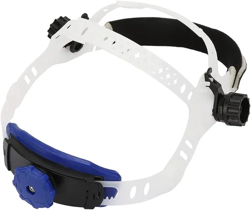 Vista 3 de Conjunto de casco de repuesto para la cabeza, casco de soldadura, diadema ajustable de ABS, diadema integrada para oscurecimiento solar automático