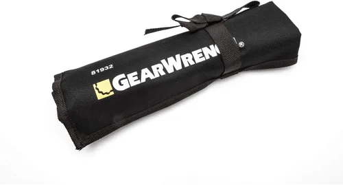 Vista 5 de GEARWRENCH Juego de llaves métricas combinadas de patrón largo con rollo de herramientas de 9 piezas, 12 puntos - 81932