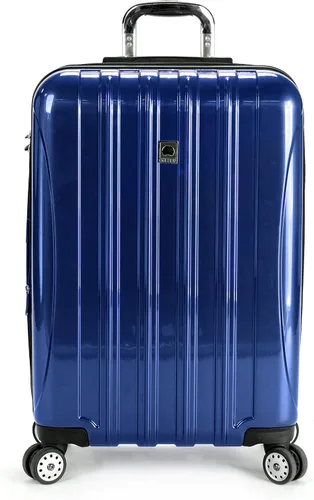 Vista 6 de Delsey Paris - Helium Aero - Maletas con laterales rígidos expandibles con ruedas giratorias, Azul cobalto
