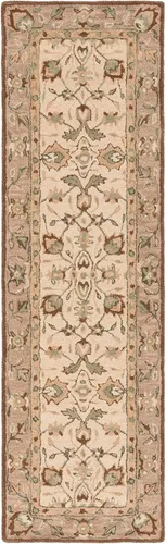 Vista 12 de SAFAVIEH Antiquity Collection - Alfombra decorativa de 3 x 5 pies, color marfil y beige, hecha a mano, lana tradicional, ideal para zonas de alto
