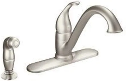 Vista 9 de Moen 7840 Camerist - Grifo de cocina de arco bajo con una manija, cromado
