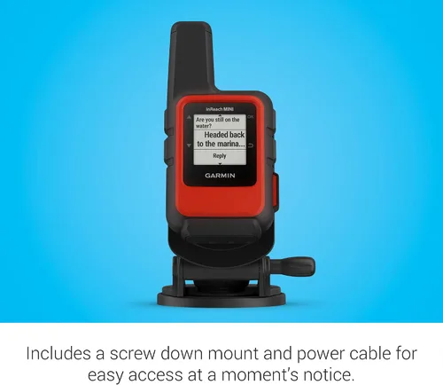 Vista 7 de Garmin Paquete marino inReach Mini 2, comunicador satelital compacto, portátil de mano