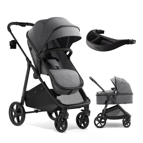 Vista 24 de Mompush Wiz - Cochecito reversible 2 en 1, plegable con una sola mano Negro