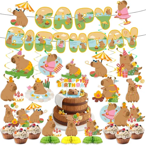 Vista 14 de 35 decoraciones de cumpleaños con texto en inglés "Isn't She Onederful", decoraciones de primer cumpleaños para niñas, fácil instalación, incluye