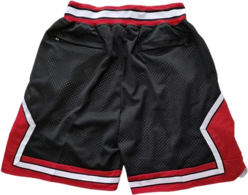 Vista 2 de Pantalones cortos de baloncesto para hombre, regalos con bolsillos, pantalones cortos bordados de malla, pantalones cortos de entrenamiento