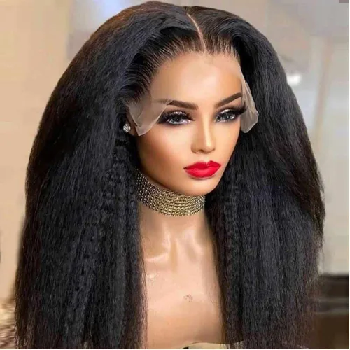 Vista 7 de Pelucas de cabello humano con encaje frontal de 13 x 6 pulgadas, pelucas de cabello humano con cabello de bebé rizado, peluca frontal sin pegamento