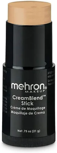 Vista 24 de Mehron Makeup CreamBlend Stick Pintura facial, pintura corporal y maquillaje de base en barra Barra de maquillaje corporal perfecta para 34 ES/M