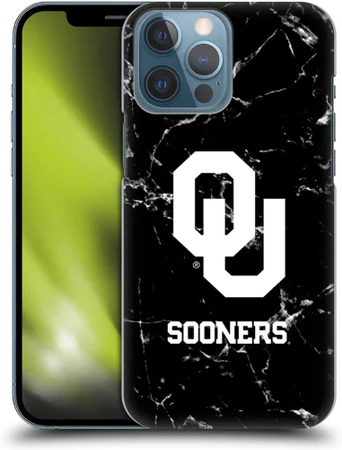 Vista 16 de Head Case Designs Funda rígida con licencia oficial de la Universidad de Oklahoma OU Banner compatible con Apple iPhone 13 Pro Max