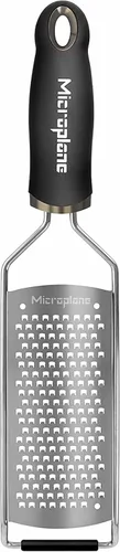 Vista 4 de Microplane Gourmet Series - Rallador de queso grueso, 1 unidad (paquete de 1), color plateado