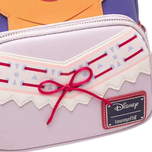 Vista 3 de Loungefly Disney Encanto Luisa Cosplay - Mini mochila para mujer, Varios colores, Wdbk3025