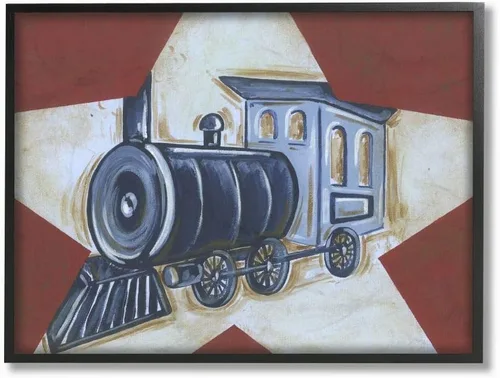 Vista 14 de Placa de pared The Kids Room by Stupell Aviones, trenes y automóviles, 11 x 14 pulgadas