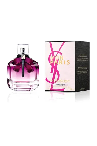 Vista 2 de Yves Saint Laurent Mon Paris Intensement para mujer EDP Aerosol Floral 3 onzas líquidas