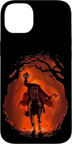 Vista 15 de iPhone 16 halloween scary pumpkin headless horseman Case